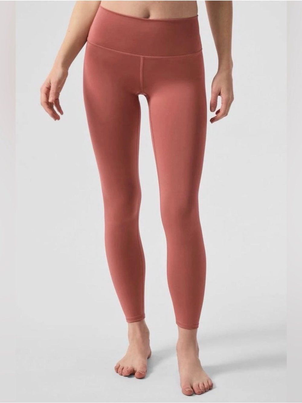 ALO 7/8 High-Waist Airlift Leggings in Soft Terracotta